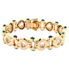 Chopard Pulsera de Diamantes Corazones Felices Oro Amarillo 18K