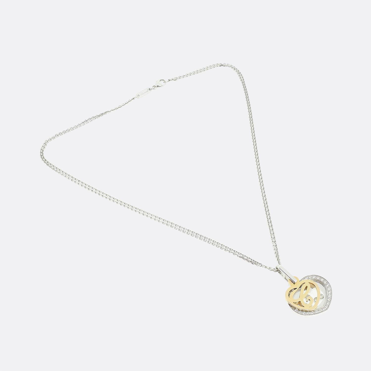 Collana di diamanti Happy Hearts di Chopard In condizioni buone in vendita a London, GB