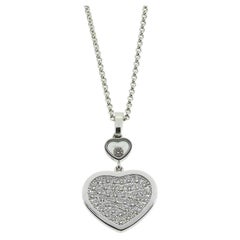 Chopard Happy Hearts Diamond Pendant Necklace