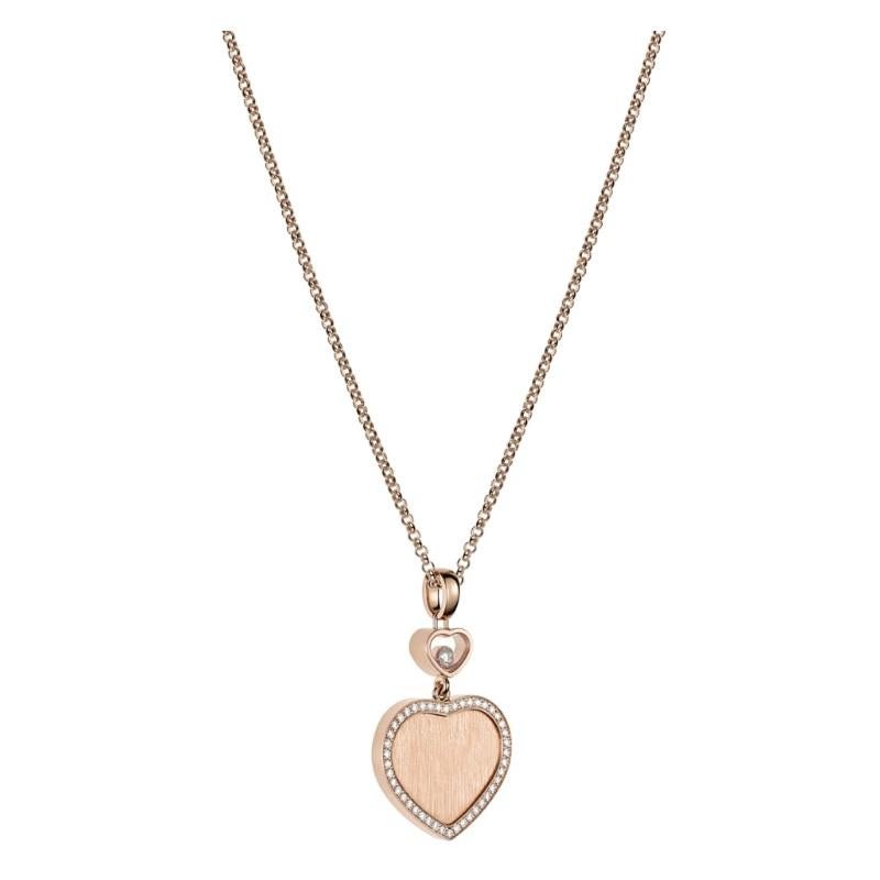 Chopard Happy Hearts Golden Hearts Pendent 79A007/5921 For Sale at 1stDibs