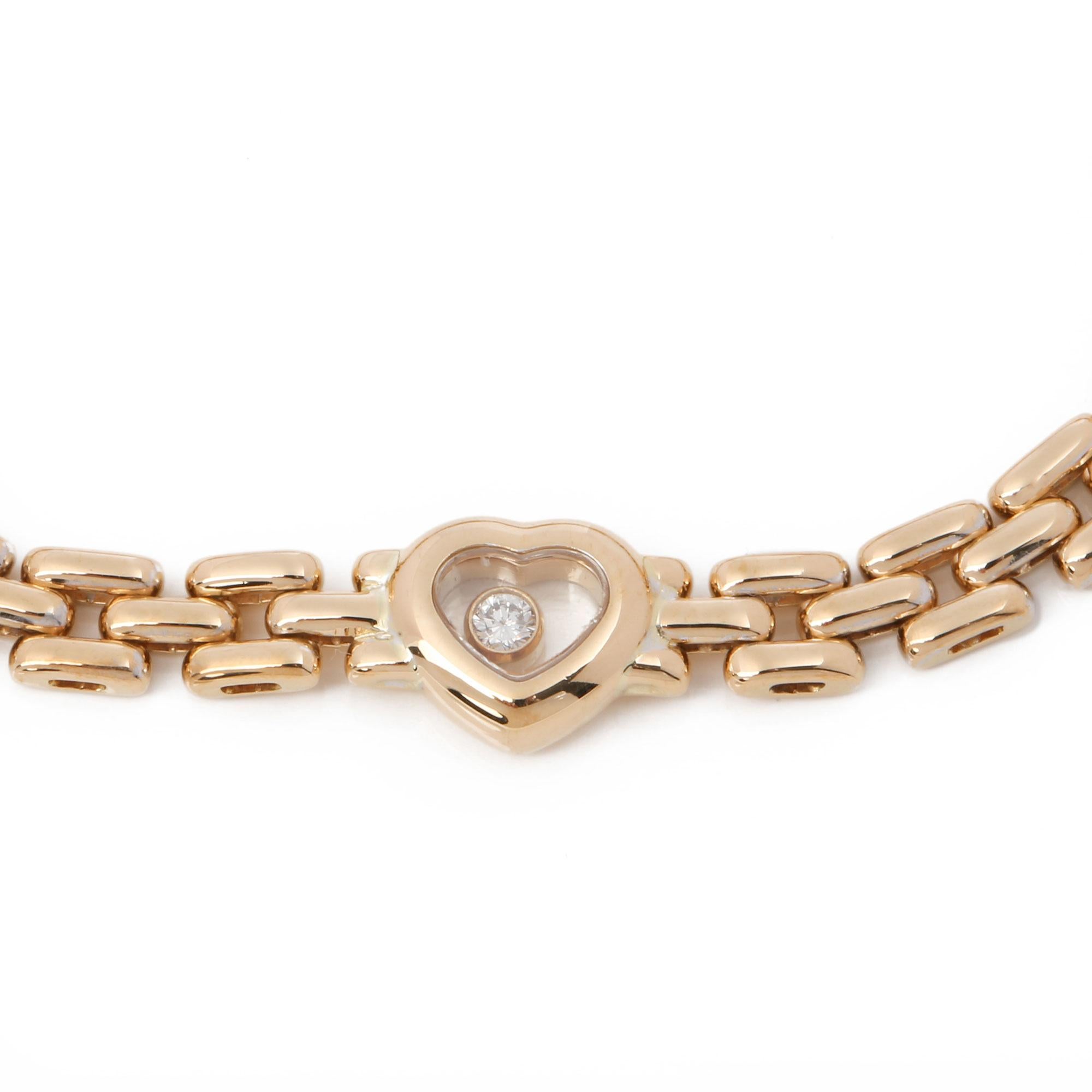 Contemporary Chopard Happy Hearts Link Bracelet