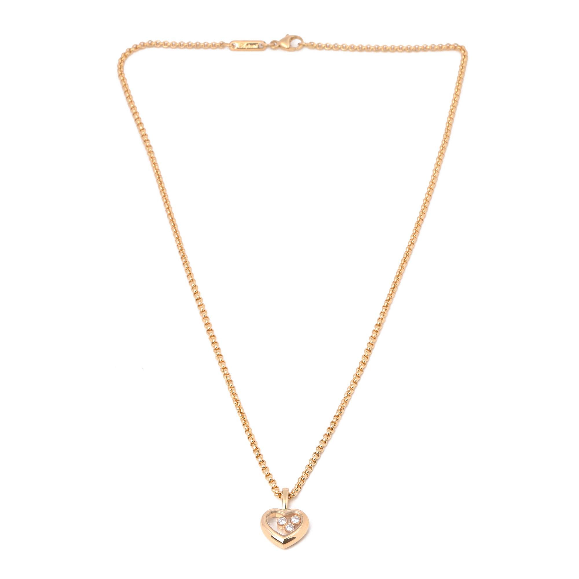 chopard necklace on neck