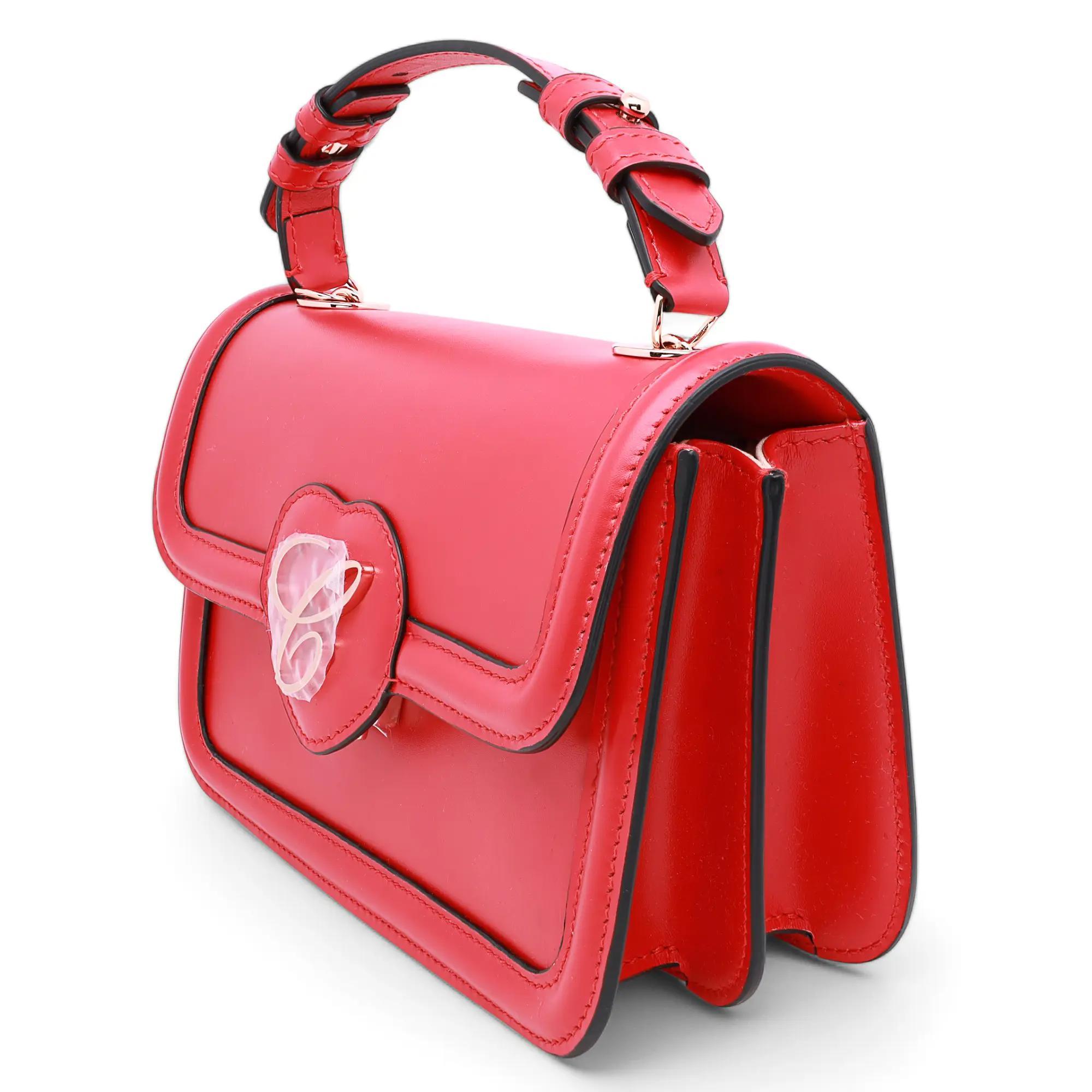 De las mujeres Chopard Happy Hearts Bolso Crossbody de Piel Rojo 95000-1103 en venta