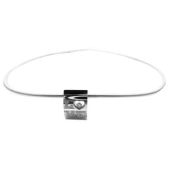 Chopard Happy Love Diamond Snake Link White Gold Necklace
