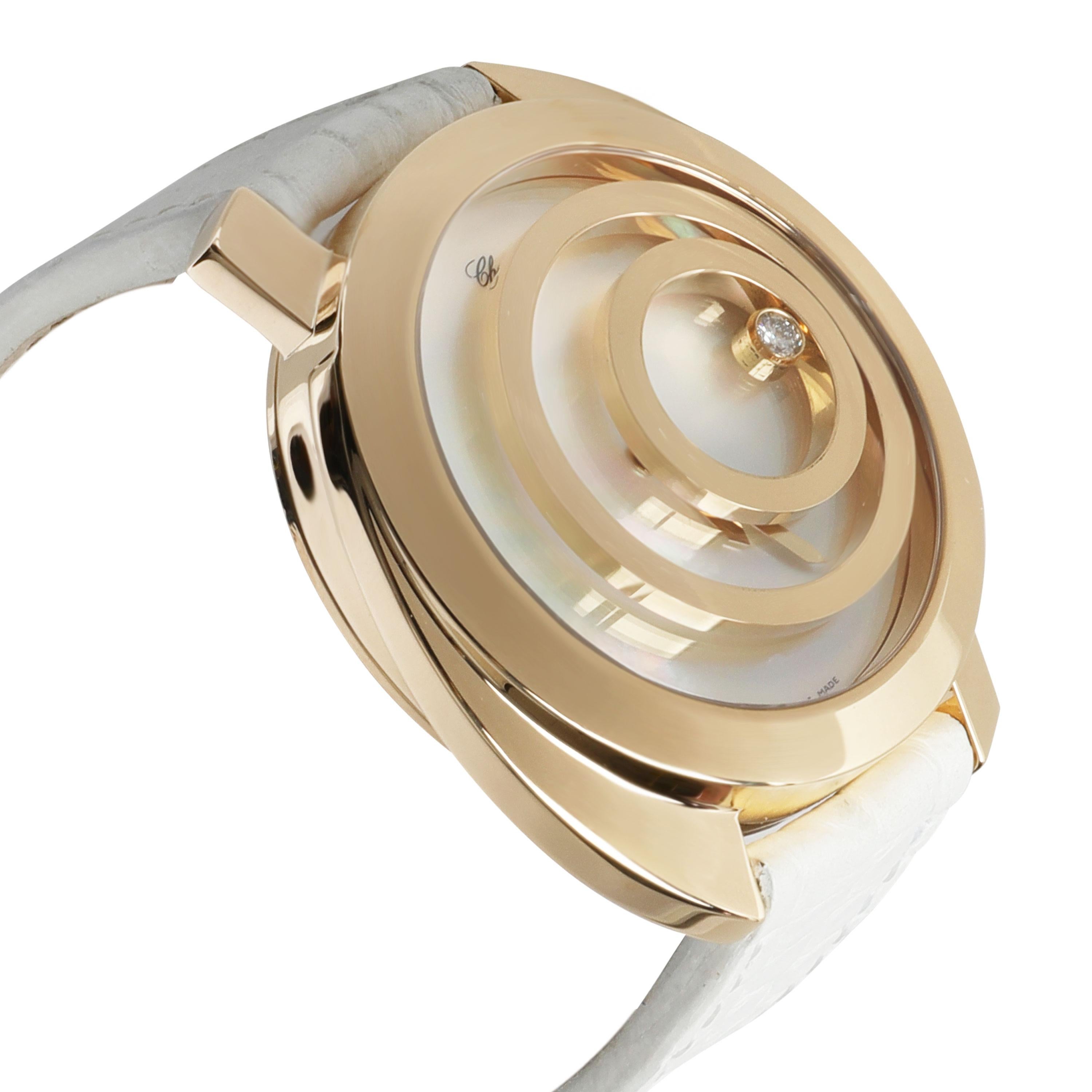 Chopard Happy Spirit 20/7153 Unisex Watch in 18kt Yellow Gold In Excellent Condition In New York, NY
