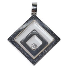 Chopard Happy Spirit Diamond 18K White Gold Pendant