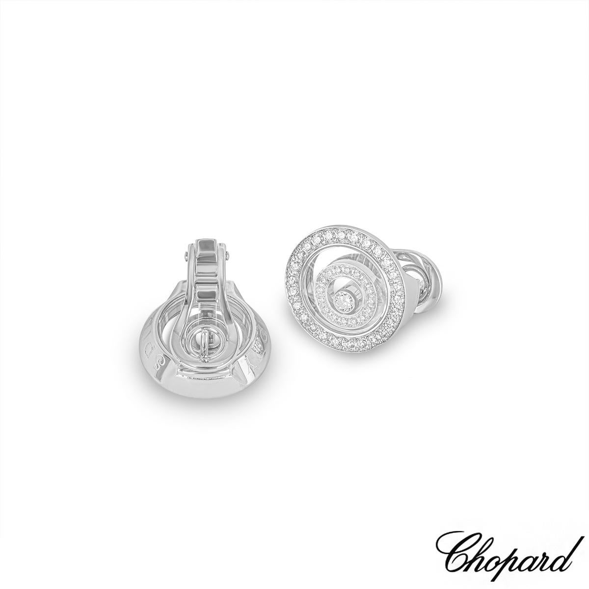 Chopard Happy Spirit Diamant-Ohrringe 84/5422-020 im Zustand „Hervorragend“ im Angebot in London, GB