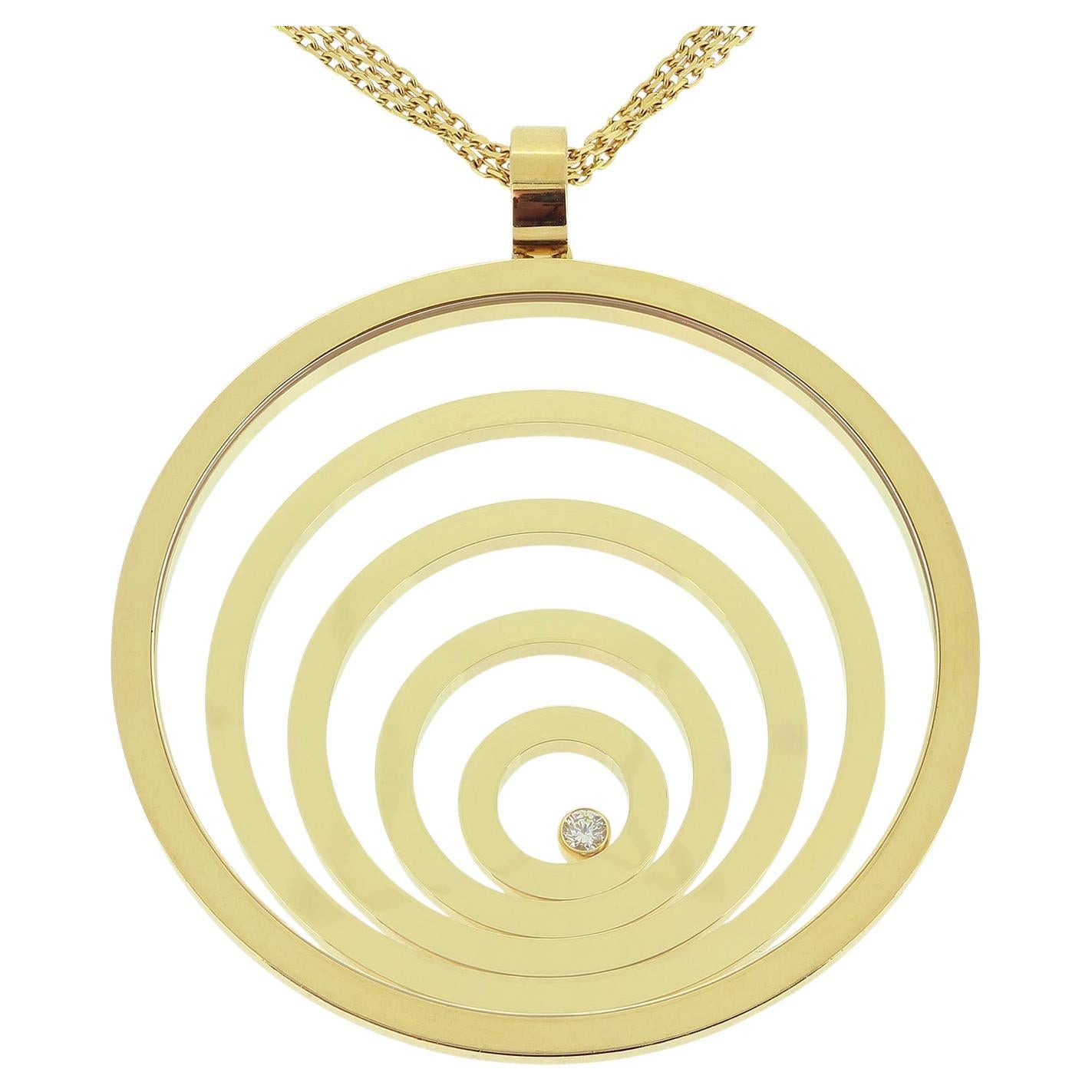 Chopard Happy Spirit Diamond Large Pendant Necklace