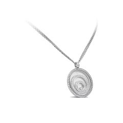 Chopard 1.98 Carats Total Round Cut Diamond Happy Spirit Pendant Necklace