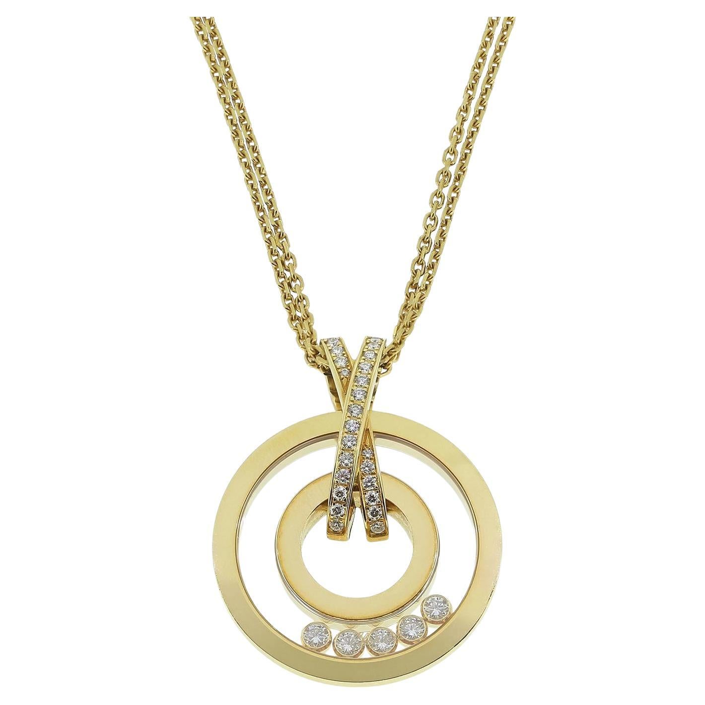 Chopard Happy Spirit Diamond Pendant Necklace
