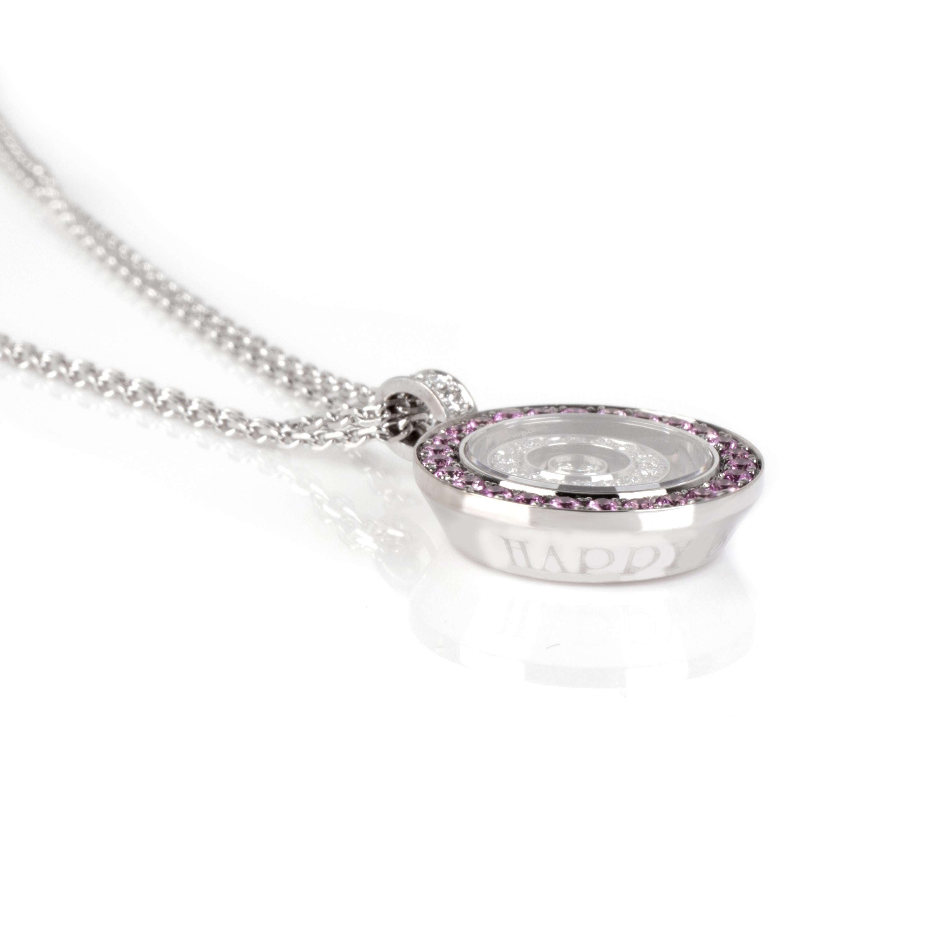Chopard Happy Spirit Diamond Necklace in 18K White Gold 0.33 CTW

PRIMARY DETAILS

SKU: 104959

Condition Description: Retails for 7200 USD. In excellent condition and recently polished. Chain is 16 inches in length. Comes with the original