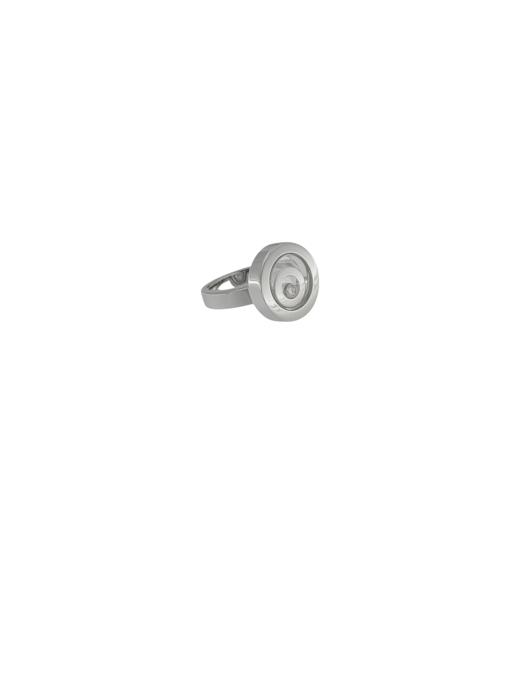 Chopard Bague à diamants Happy Spirit Or blanc 18 carats en vente 2