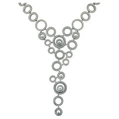 Collar Chopard Happy Spirit Gota de Diamante en Y