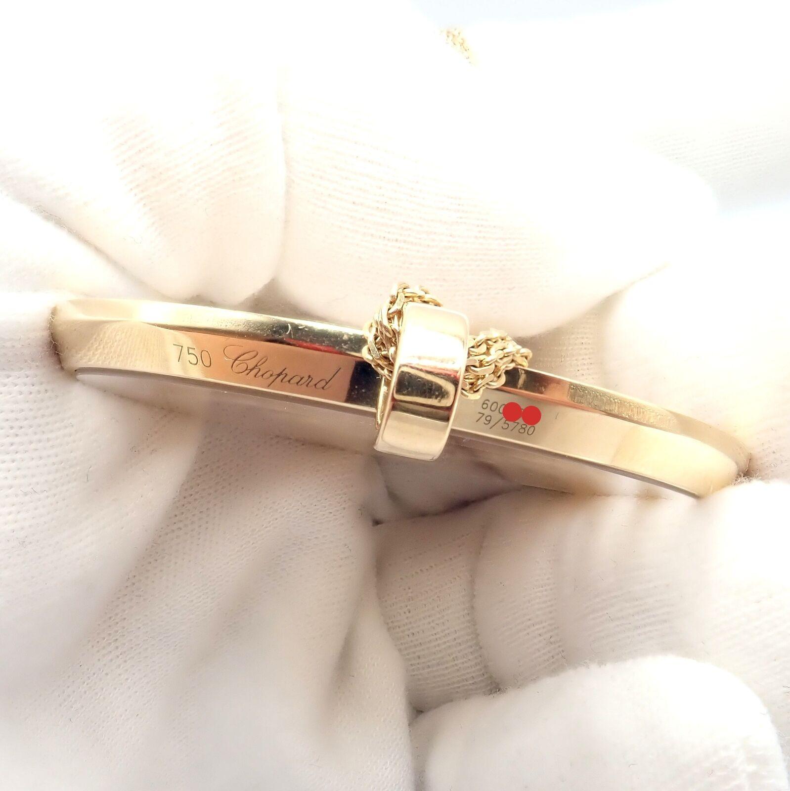 Chopard, collier pendentif Happy Spirit extra large à 5 brins en or jaune et diamants en vente 2