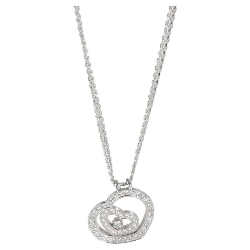 Chopard Happy Spirit Gold Diamond Pendant Necklace at 1stDibs