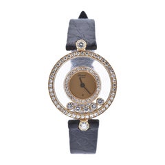 Chopard Happy Sport 18 Karat Yellow Gold Diamond Watch Ref. 4066