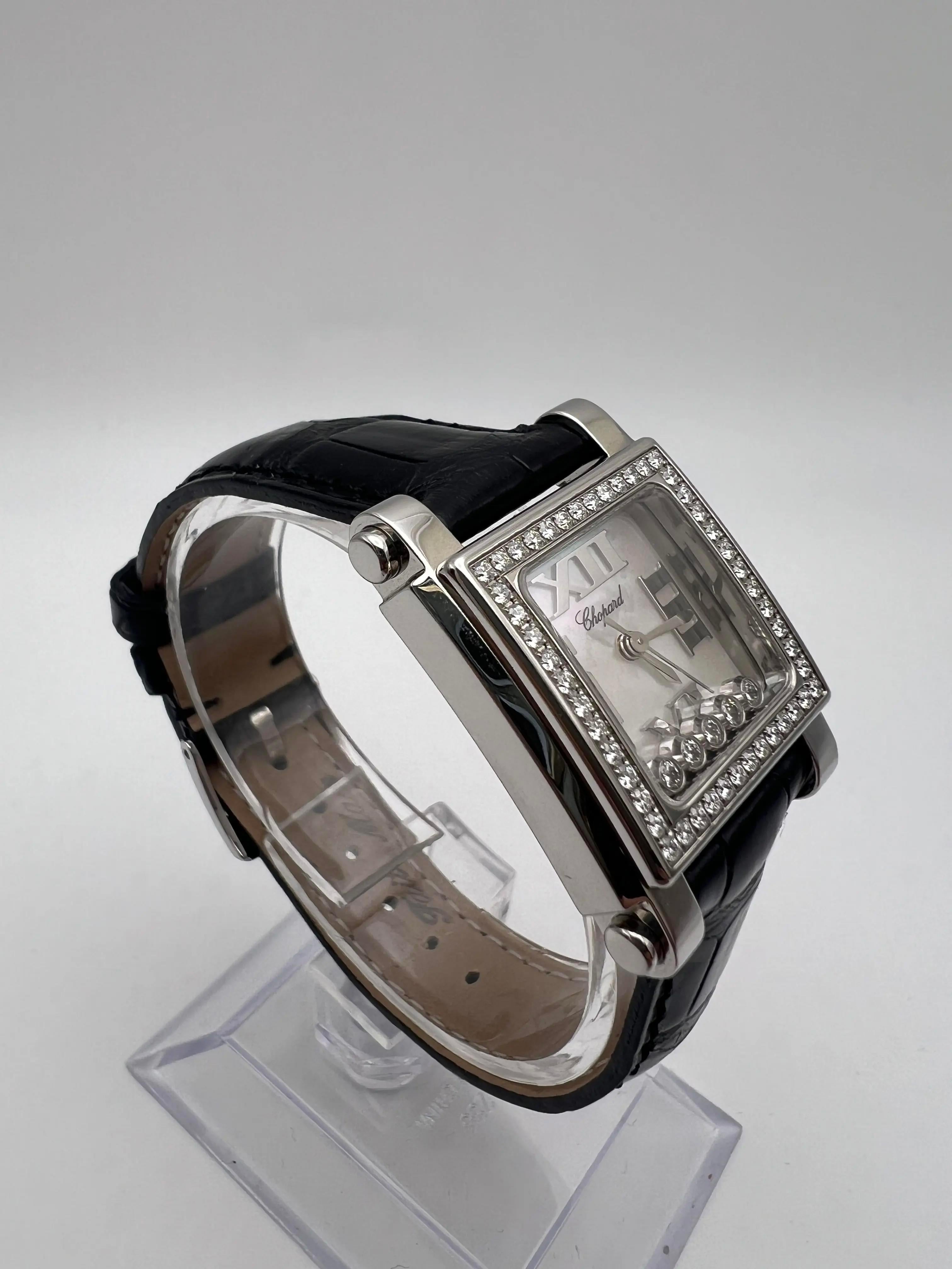 Chopard Happy Sport 24x31mm Perlmutt Zifferblatt 5 Diamanten 8516 278516-3003 im Angebot 1