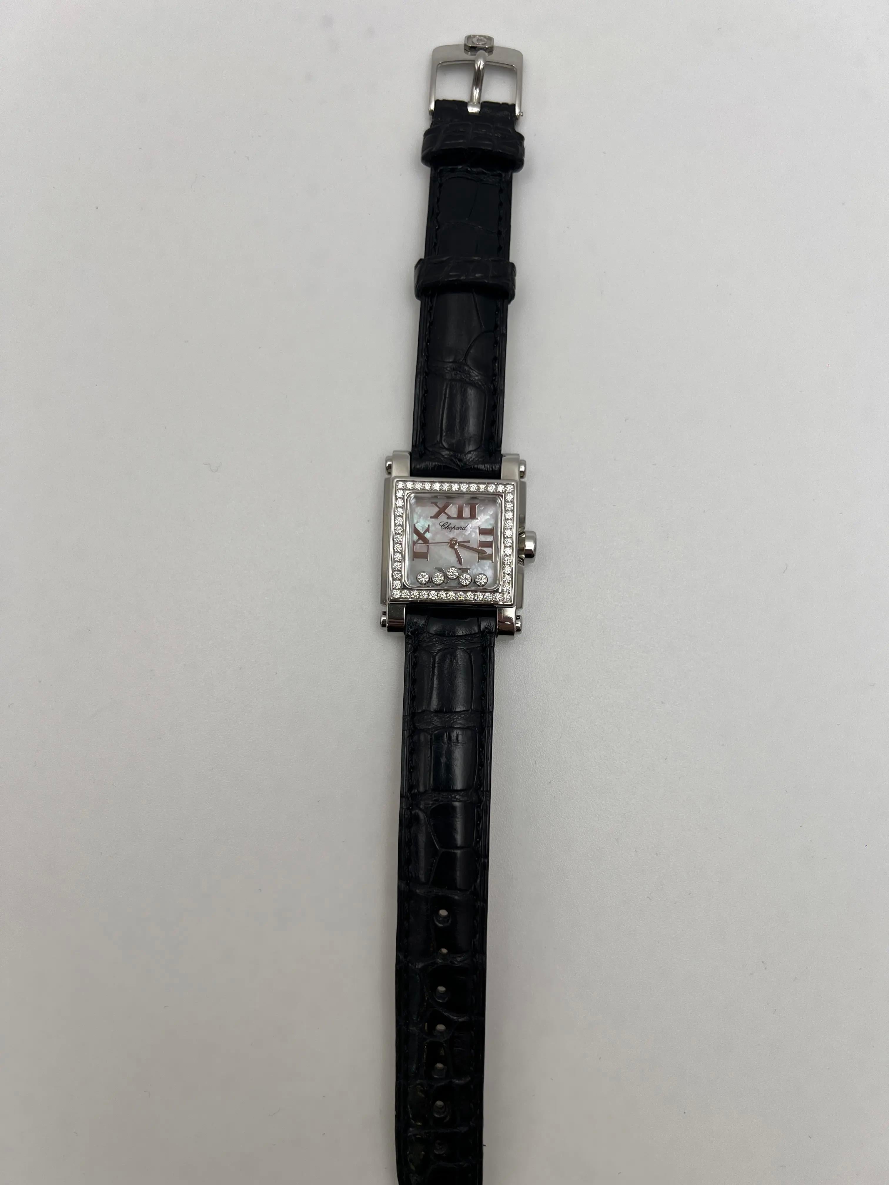 Chopard Happy Sport 24x31mm Perlmutt Zifferblatt 5 Diamanten 8516 278516-3003 im Angebot 2