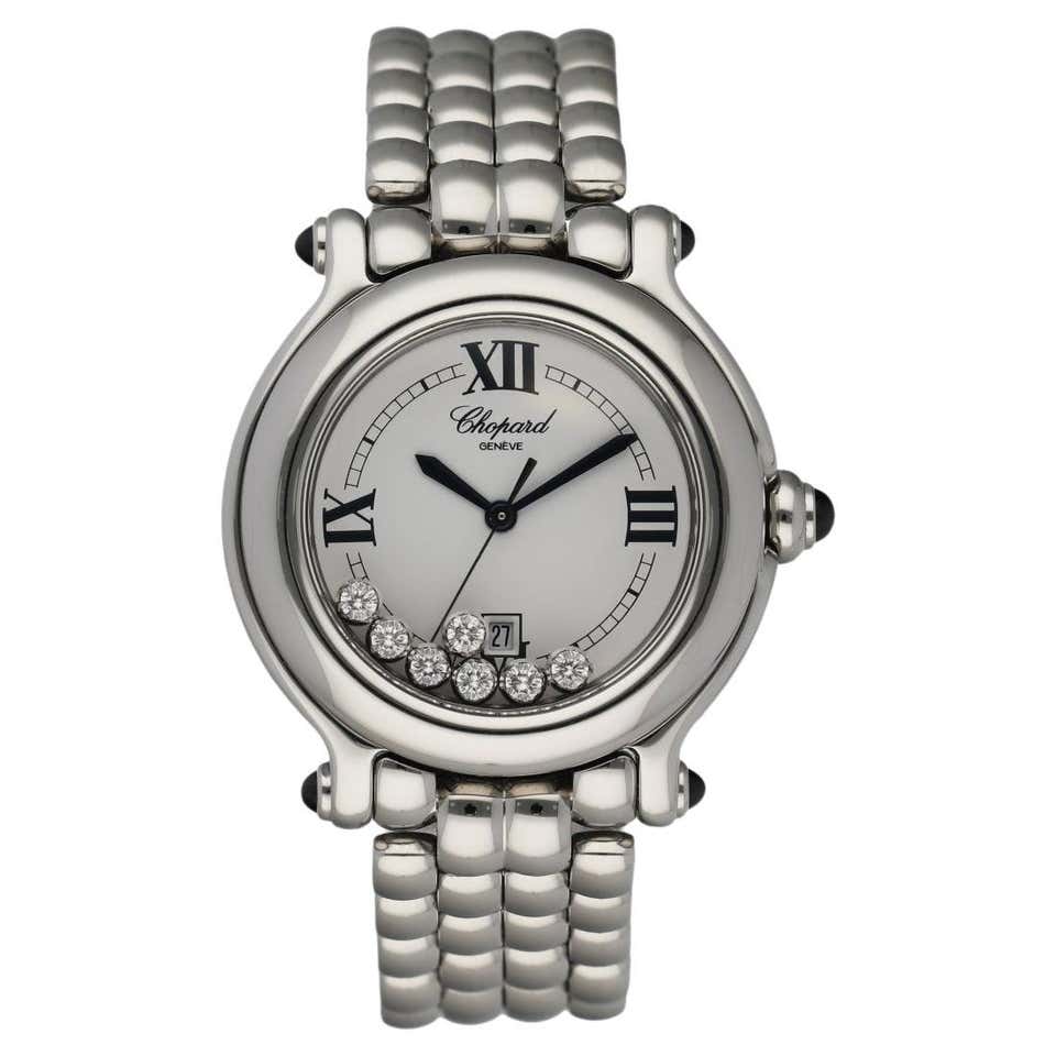 Ladies Chopard Happy Sport Floating Diamond Snowflake 27/8949 at 1stDibs