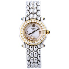 Chopard Happy Sport 27/8246-23/11 18 Karat Floating Factory Diamond Lady Watch