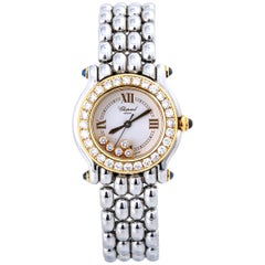 Chopard Happy Sport 27/8246-23/11 Montre dame à diamant 18 Karat Floating Factory