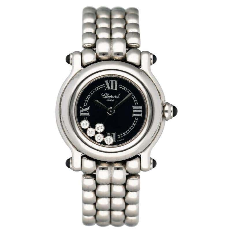 Ladies Chopard Happy Sport Floating Diamond Snowflake 27/8949 at 1stDibs