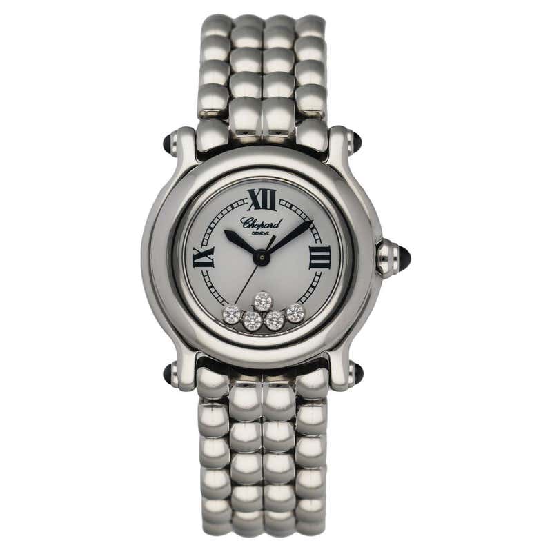 Ladies Chopard Happy Sport Floating Diamond Snowflake 27/8949 at 1stDibs