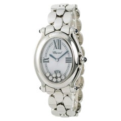 Chopard Happy Sport 27/8418-23 Women Quartz Watch White Dial SS