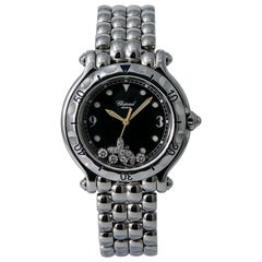 Used Chopard Happy Sport 27/8925, Black Dial, Certified and Warranty