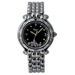 Used Chopard Happy Sport 27/8925, Black Dial, Certified and Warranty