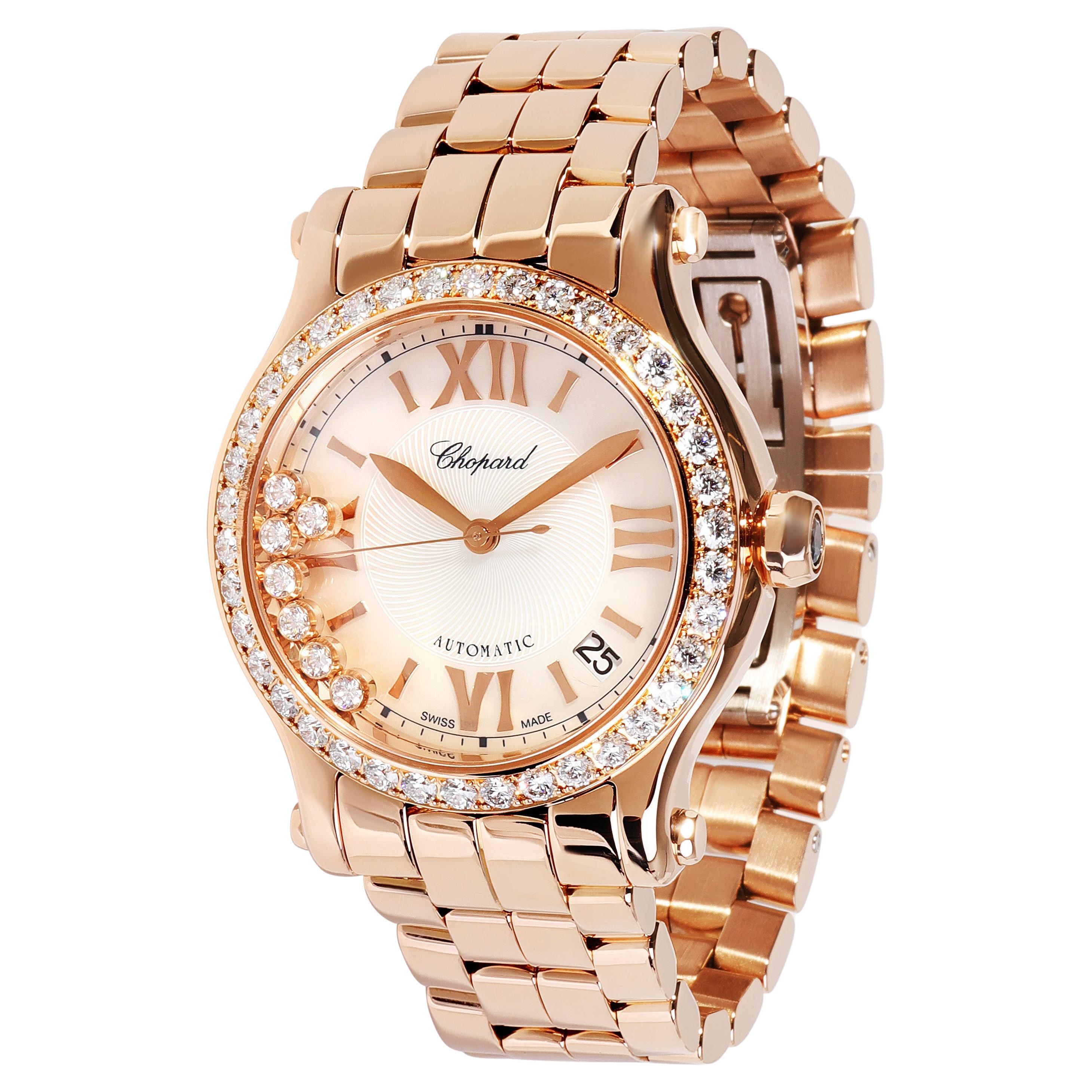 Chopard Happy Sport 274808-5007 Unisex Watch in 18kt Rose Gold
