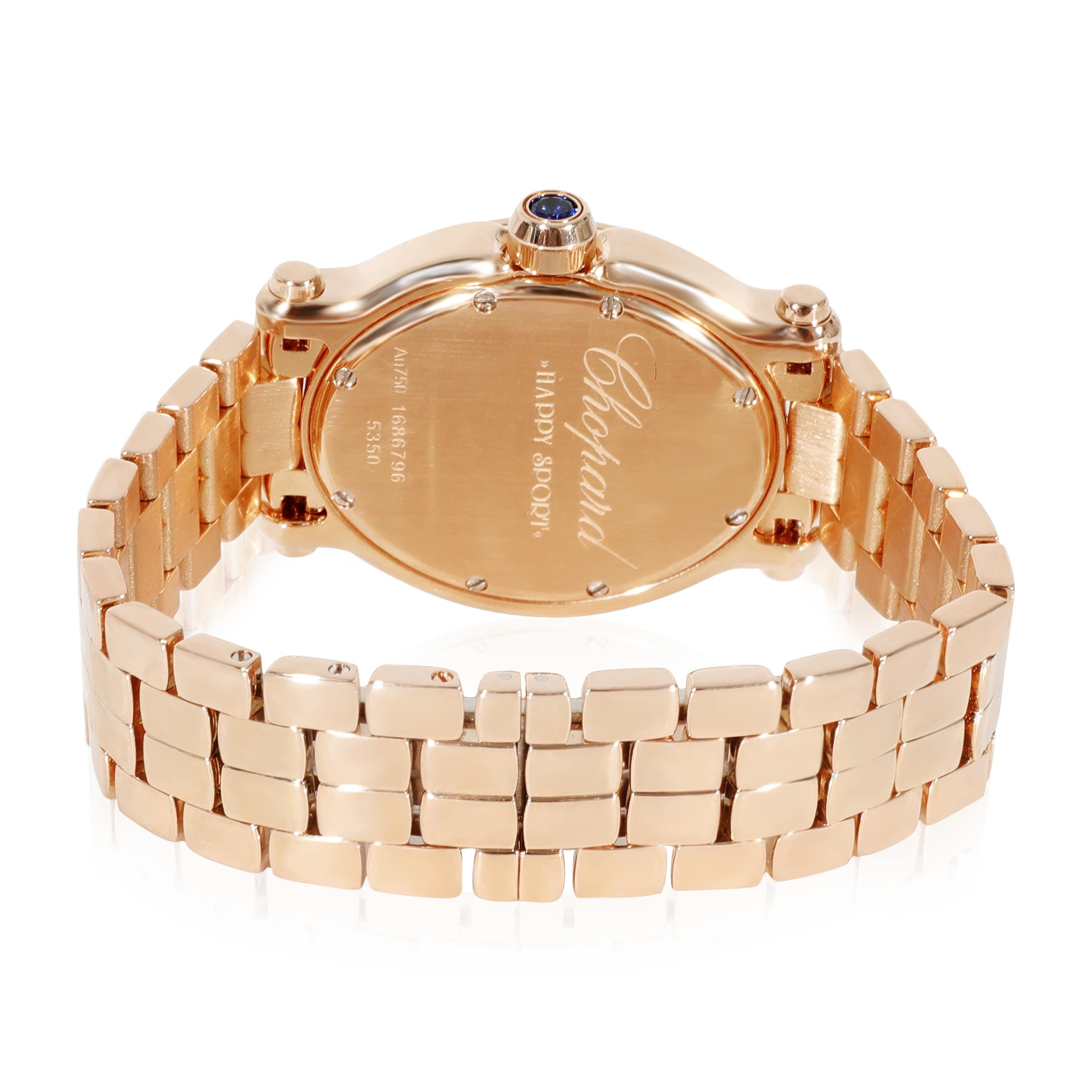 Chopard Happy Sport 275350-5004 Women's Watch in 18kt Rose Gold

SKU: 115941

PRIMARY DETAILS
Brand: Chopard
Model: Happy Sport
Country of Origin: Switzerland
Movement Type: Quartz: Battery
Year of Manufacture: 2010-2019
Condition: Since 1993, the