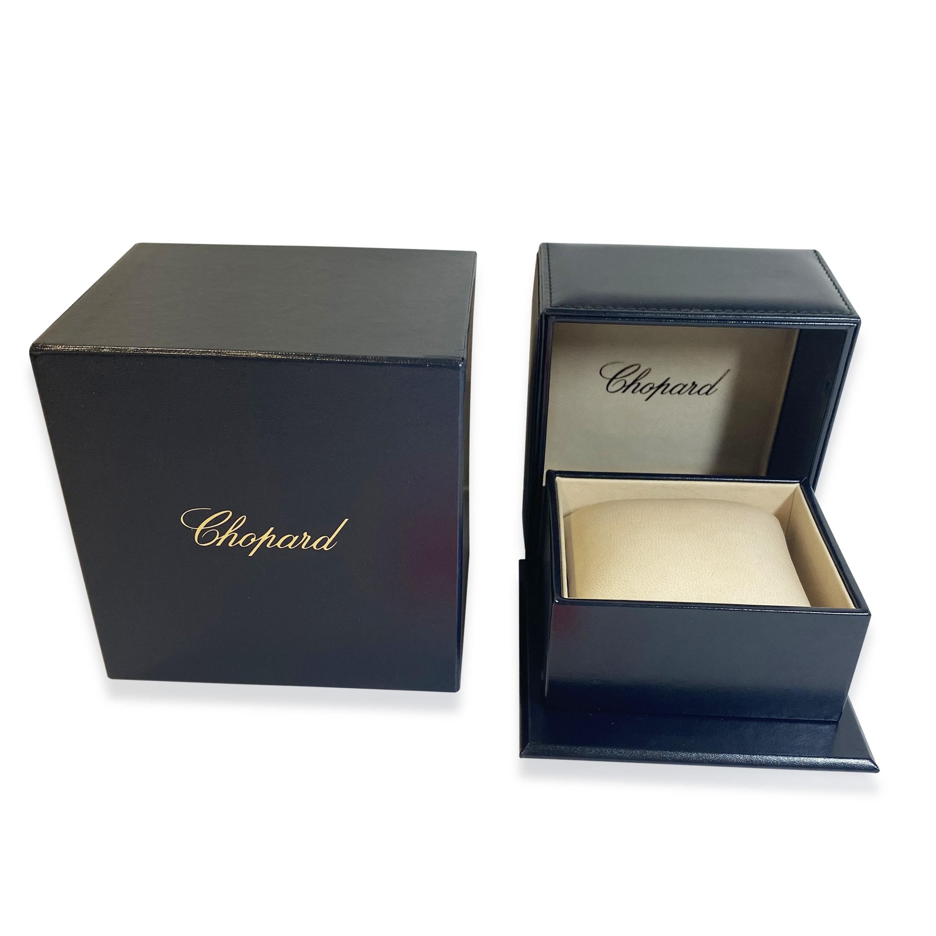 Chopard Happy Sport 275350-5004 Women's Watch in 18 Karat Rose Gold In Excellent Condition For Sale In New York, NY