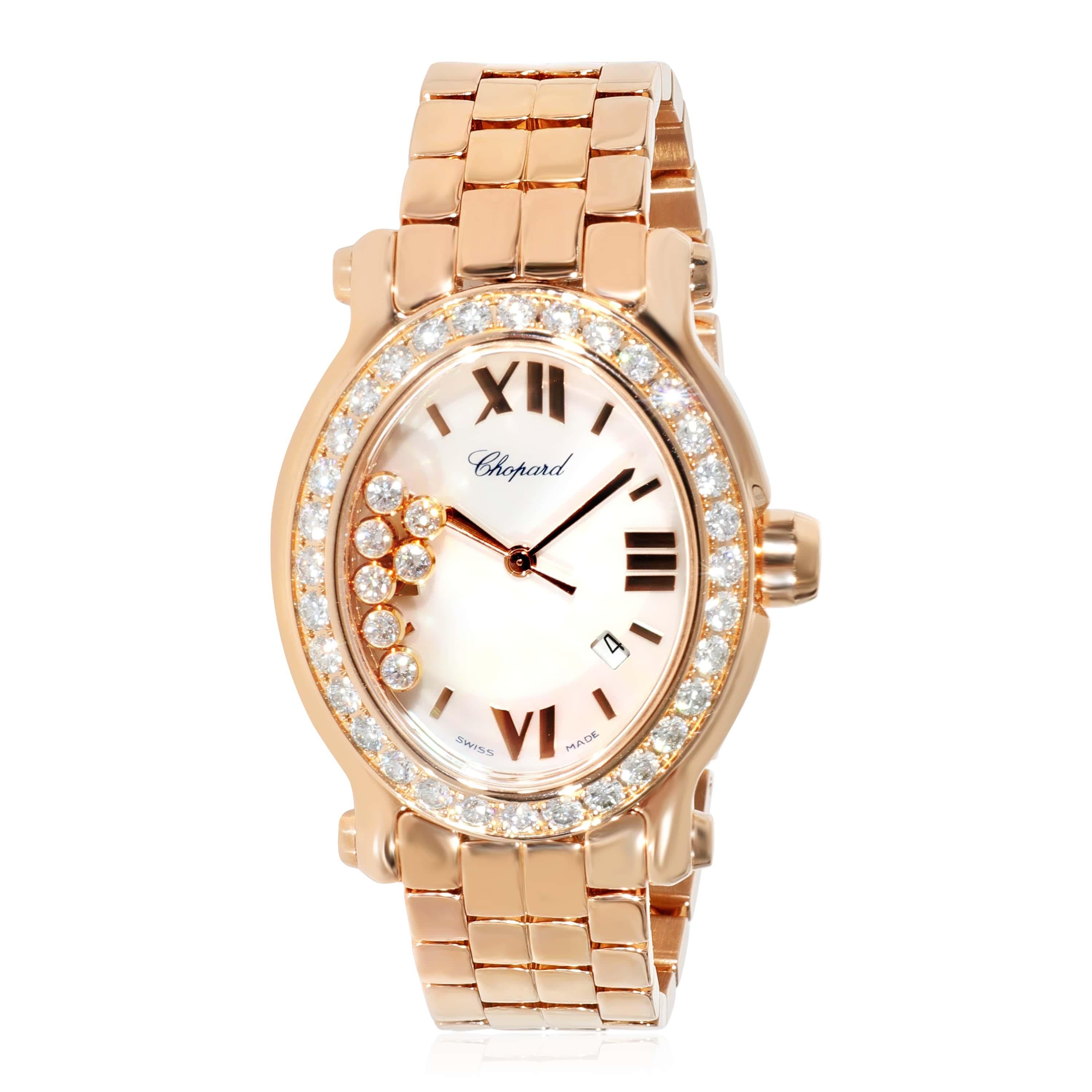 Chopard Happy Sport 275350-5004 Women's Watch in 18 Karat Rose Gold For Sale 1