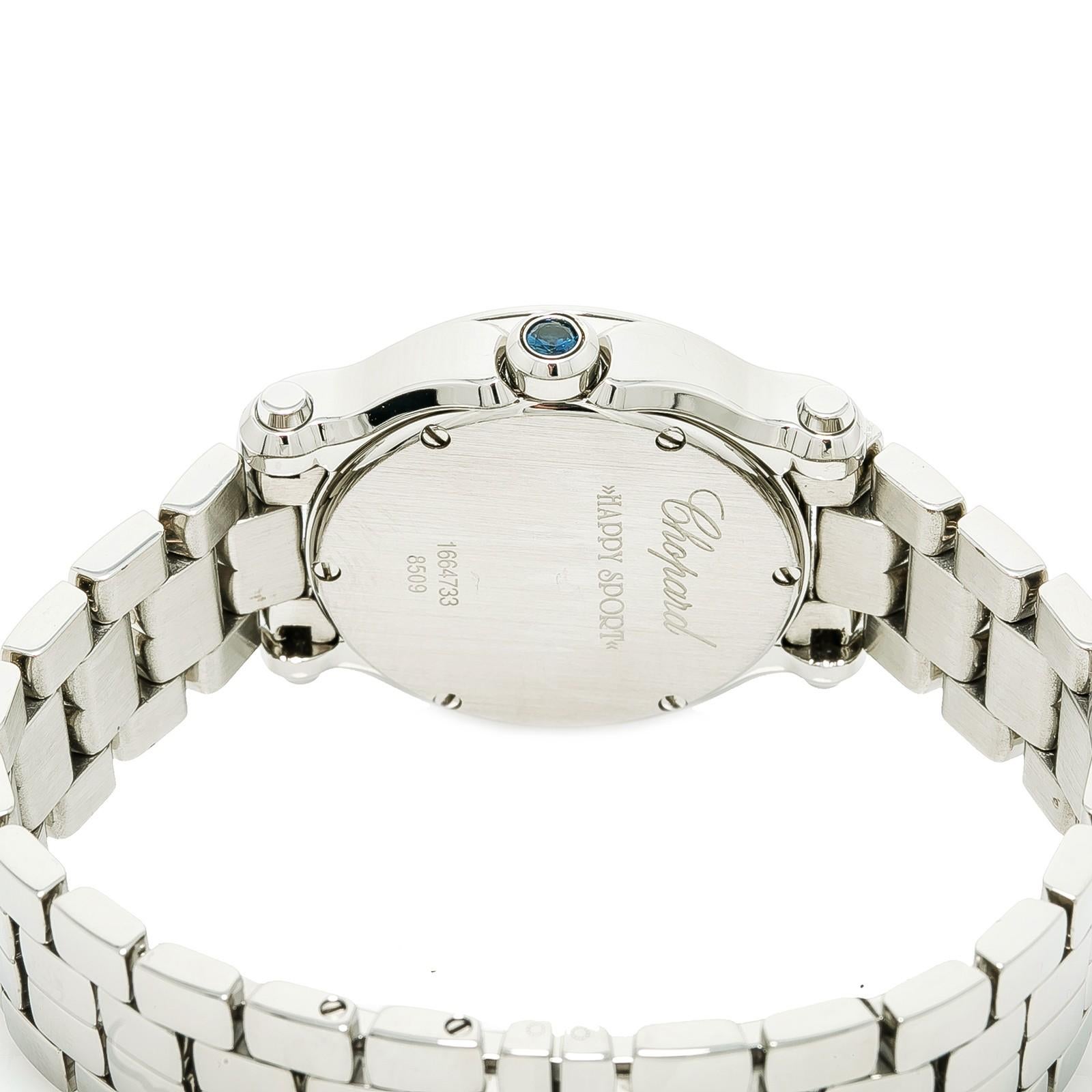 Chopard Happy Sport 278509-3010 w/ 6 mm Band, Stainless-Steel Bezel & Mother-Of- 1