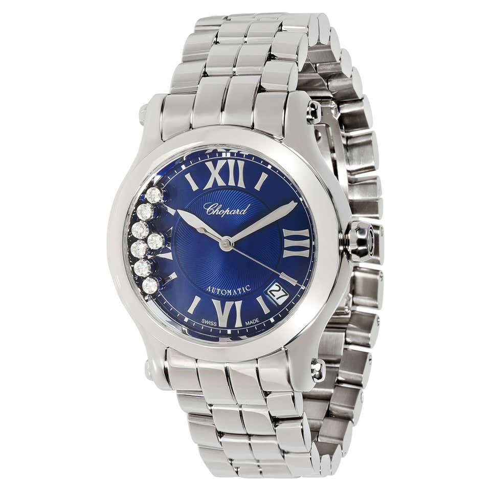 Chopard Lady's Stainless Steel and Diamond Happy Sport Snowflake ...