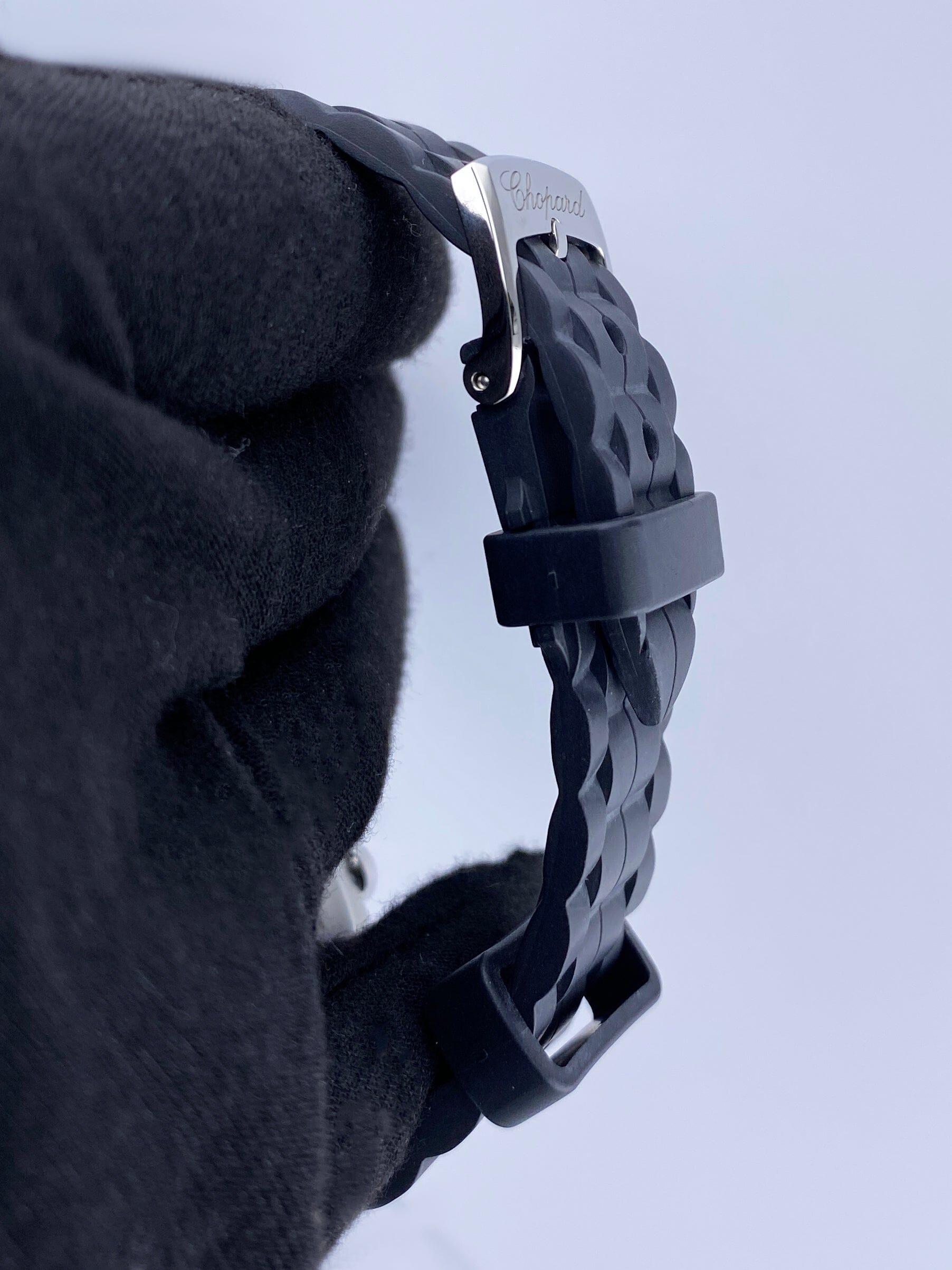 Chopard Happy Sport 278582-3003 Weißes Zifferblatt Damenuhr Box Papiere im Angebot 4