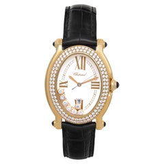 Chopard Happy Sport Watch Original Double Row Diamond Bezel & 7 Floating