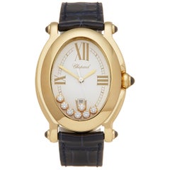 Chopard Happy Sport 7 Diamond 18K Yellow Gold 27/7000-23 Wristwatch