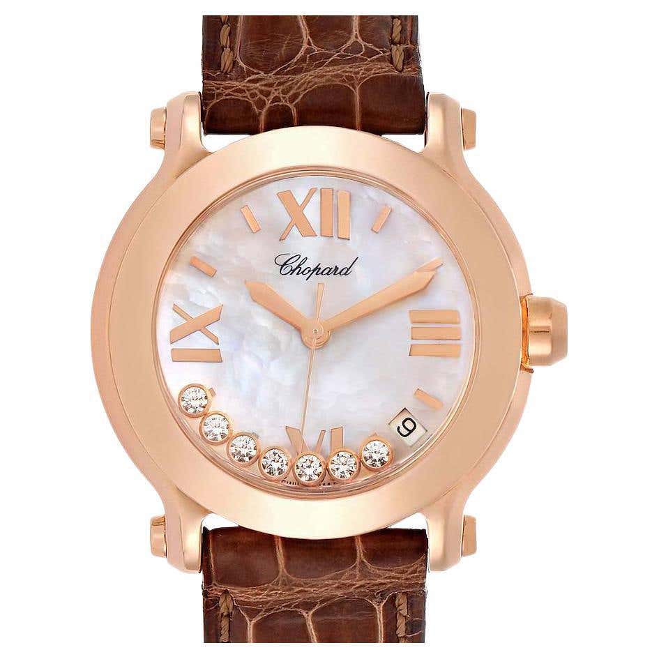 Chopard Ladies Yellow Gold Happy Diamond Snake Watch at 1stDibs ...