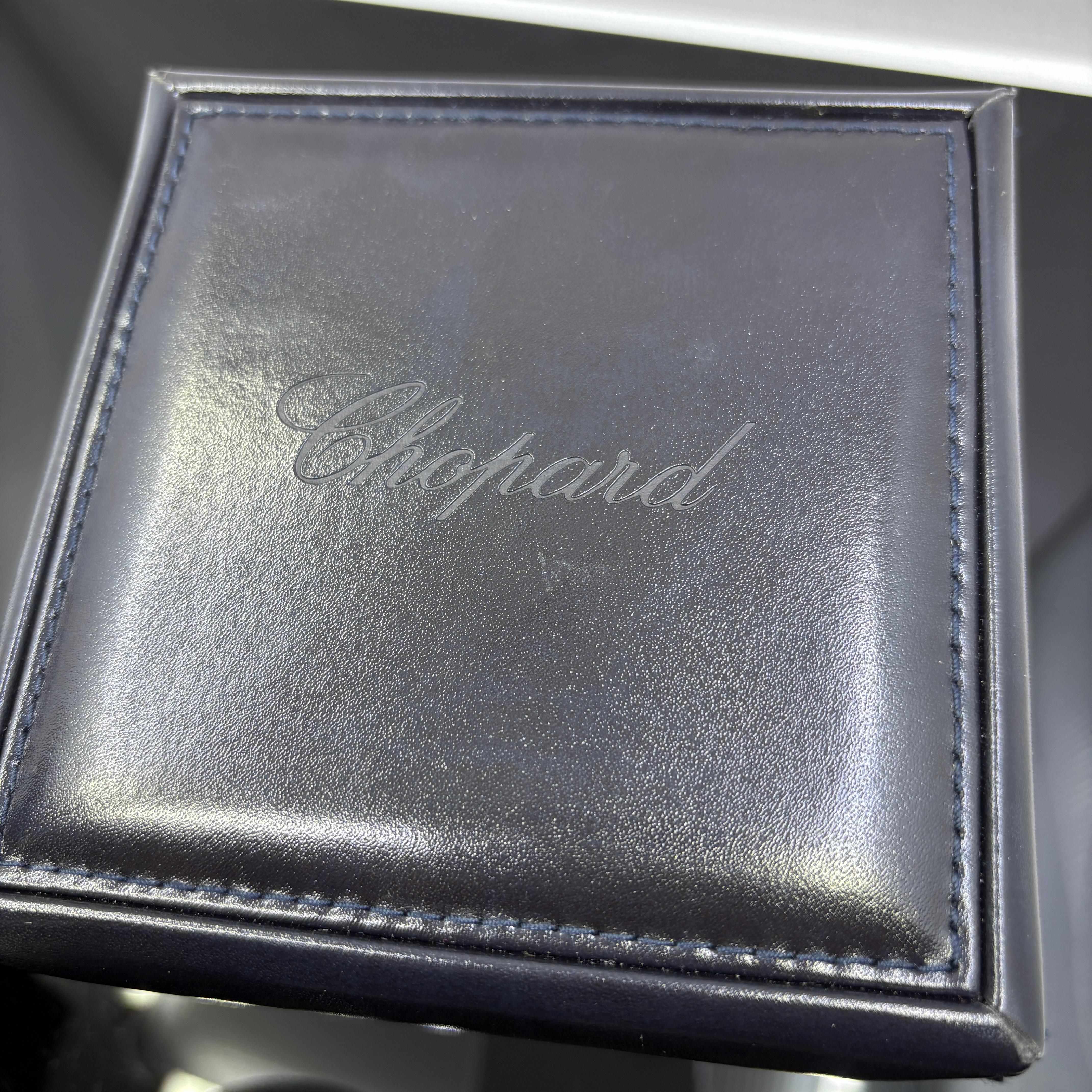 Chopard Happy Sport 7 Floating Diamond Quadrante Bianco 36mm Orologio al quarzo in acciaio 8475 in vendita 4