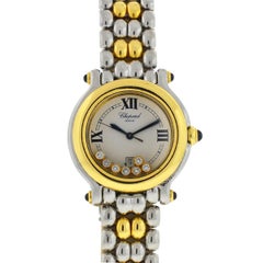 Chopard Happy Sport 7 Floating Diamonds 18 Karat Two-Tone 8237 Ladies Watch