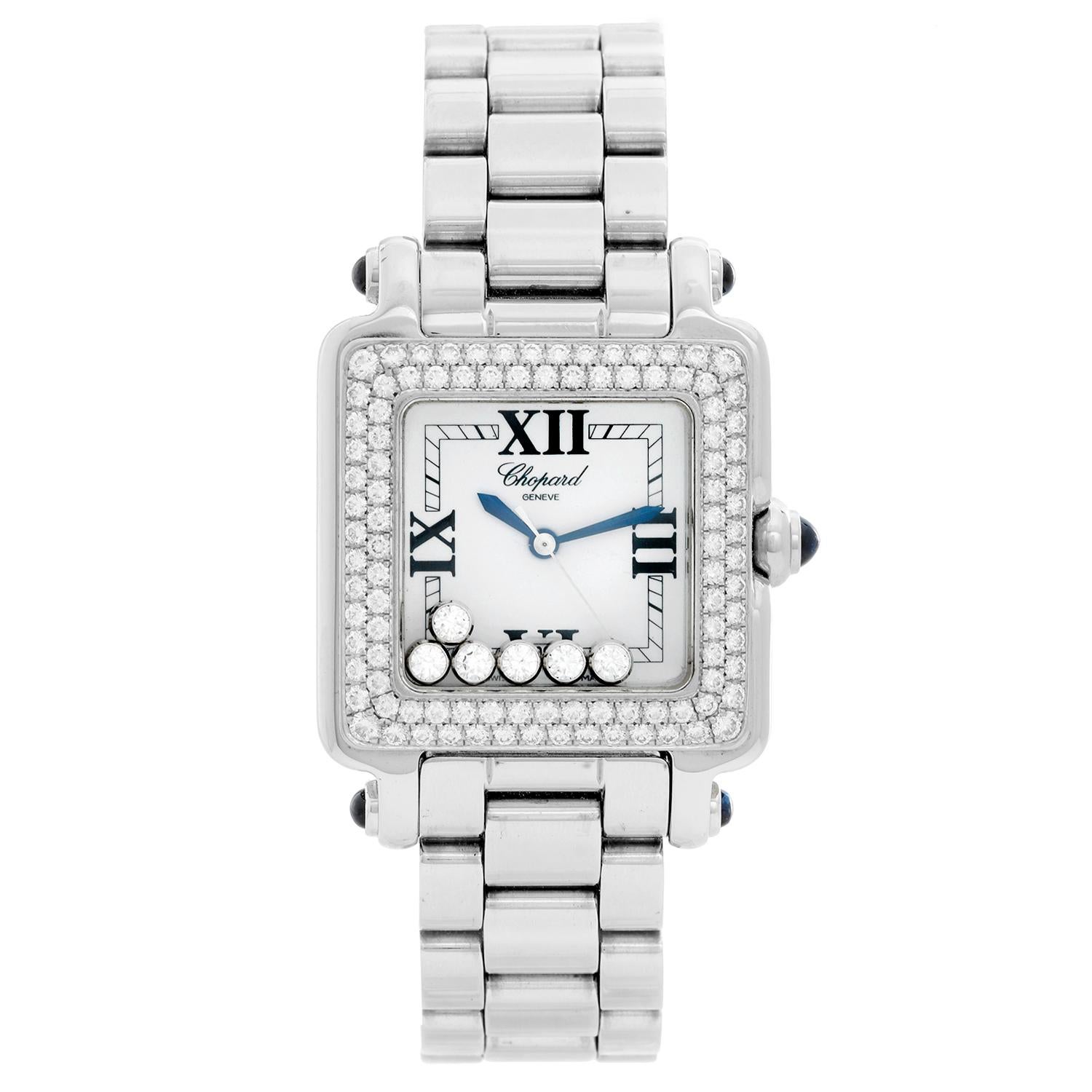Chopard Happy Sport 6-Floating Diamonds Stainless Steel and Gold 27/8358-23