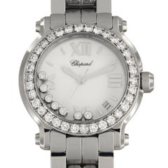 Chopard Happy Sport 7 Floating Diamonds Watch with Diamond Bezel 278477-3002