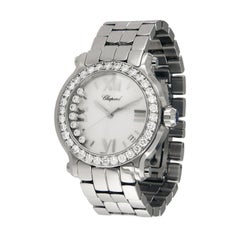 Chopard Happy Sport 7 Floating Diamonds Watch with Diamond Bezel 278477-3002