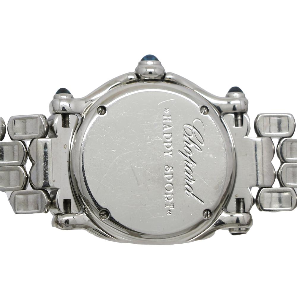 Chopard Happy Sport 8245 1.79 Carat Stainless Steel Diamond Watch For Sale 2