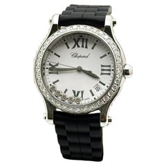 Used Chopard Happy Sport 8582 Floating Diamond Diamond Bezel Stainless Steel 36mm