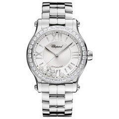 Chopard Happy Sport Automatic Diamond Ladies Watch 278559-3004