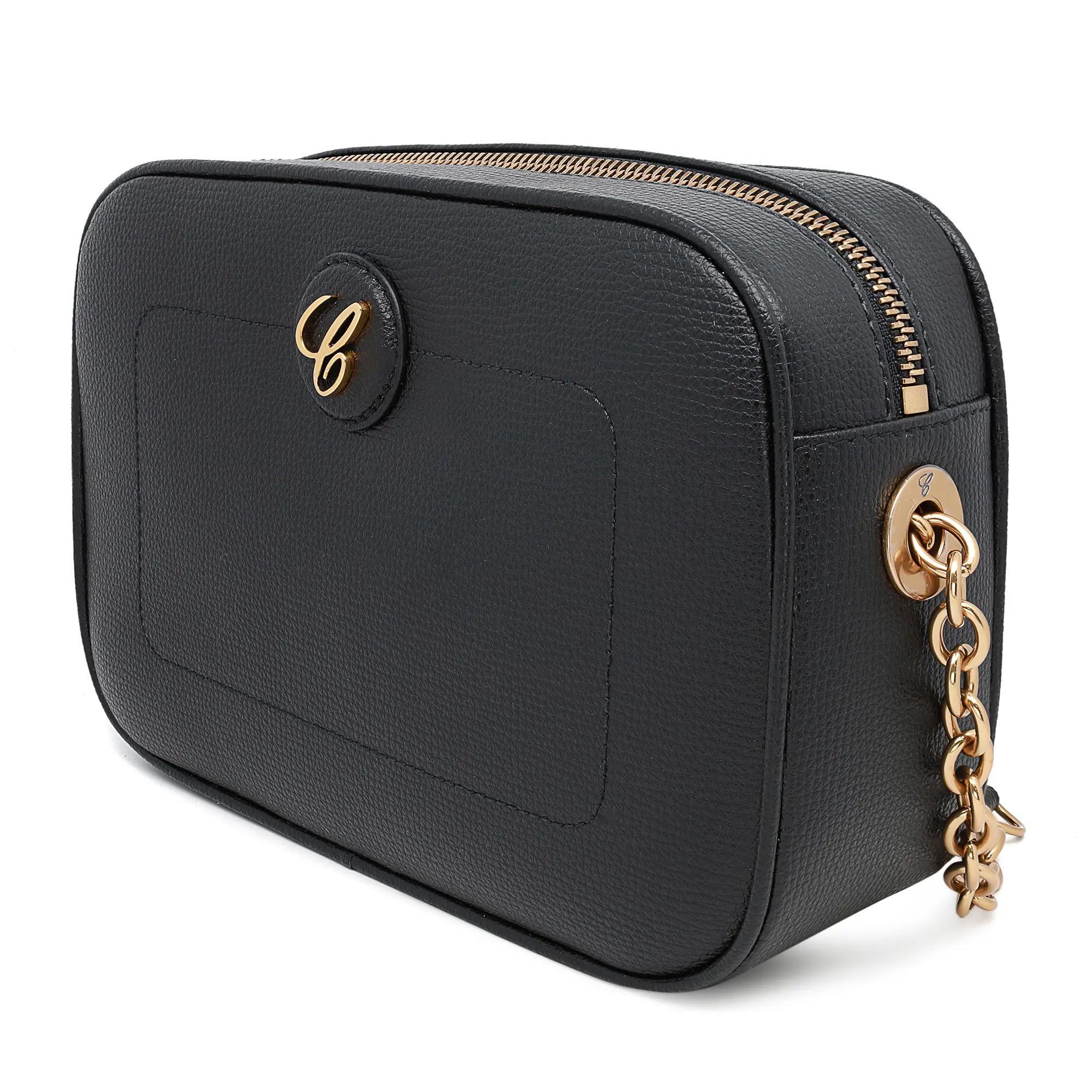 Chopard Happy Sport Bolsa para cámara de piel granulada negra 95000-1110 Negro en venta
