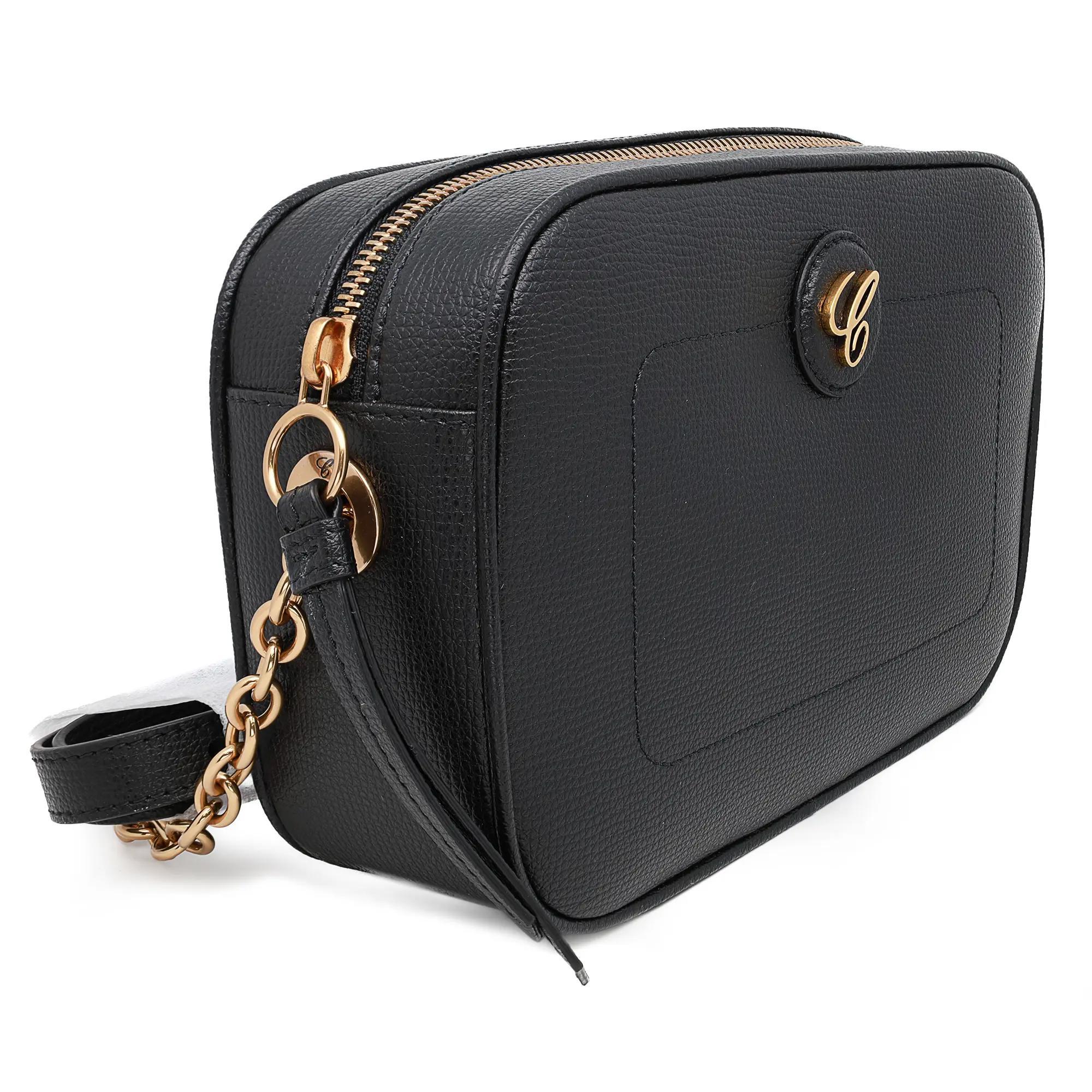 Chopard Happy Sport Bolsa para cámara de piel granulada negra 95000-1110 en Nuevo estado para la venta en New York, NY